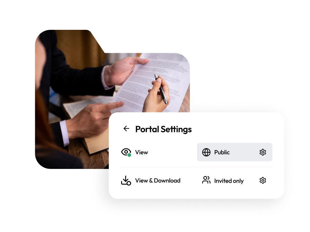 View of PhotoShelter DAM’s portal settings, illustrating options for custom access configurations to ensure secure marketing asset distribution.