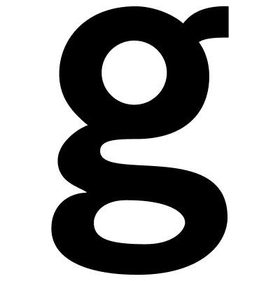 Getty Images logo comprised of a lowercase black letter g